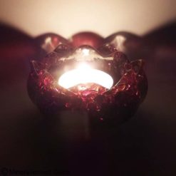 Granat Teelichthalter, Edelsteine, Mineralien