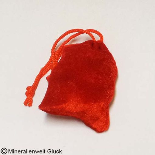 Samtbeutelchen rot, Mineralien, Edelsteine
