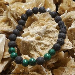 Armband Lava, Edelsteine, Heilsteine, Mineralien