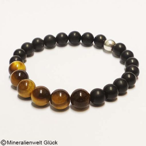 Armband Schungit, Edelsteine, Heilsteine, Mineralien