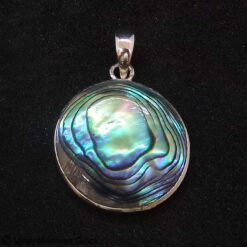 Paua Muschel Schmuckanhänger 20 mm, Edelsteine, Heilsteine, Mineralien