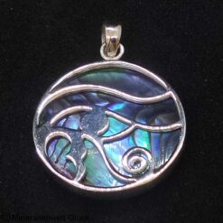 Paua Muschel Schmuckanhänger, Edelsteine, Heilsteine, Mineralien