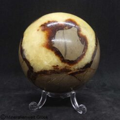 Septarien Edelsteinkugel 77 mm, Edelsteine, Heilsteine, Mineralienkugeln