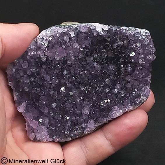 Amethyst Drusenstück, Edelsteine, Mineralien