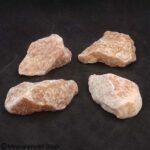 Orangencalcit Rohkristall, Edelsteine, Mineralien, Heilsteine