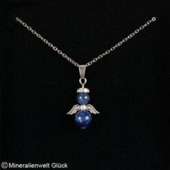 Sodalith Schutzengel inklusive Kette, Edelsteine, Mineralien