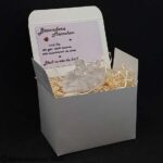 Bergkristall Geschenkbox, Edelsteine, Mineralien