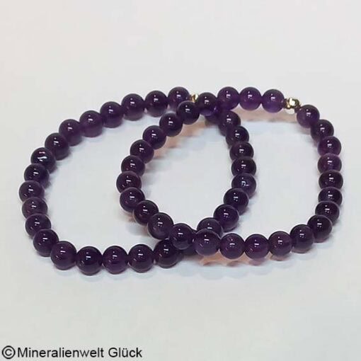 Amethyst Kugelarmband, Edelsteine, Mineralien